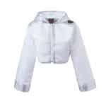 Women's Shimmer Cropped Boxing Ring Jacket