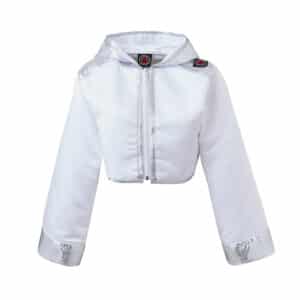 Women's Shimmer Cropped Boxing Ring Jacket