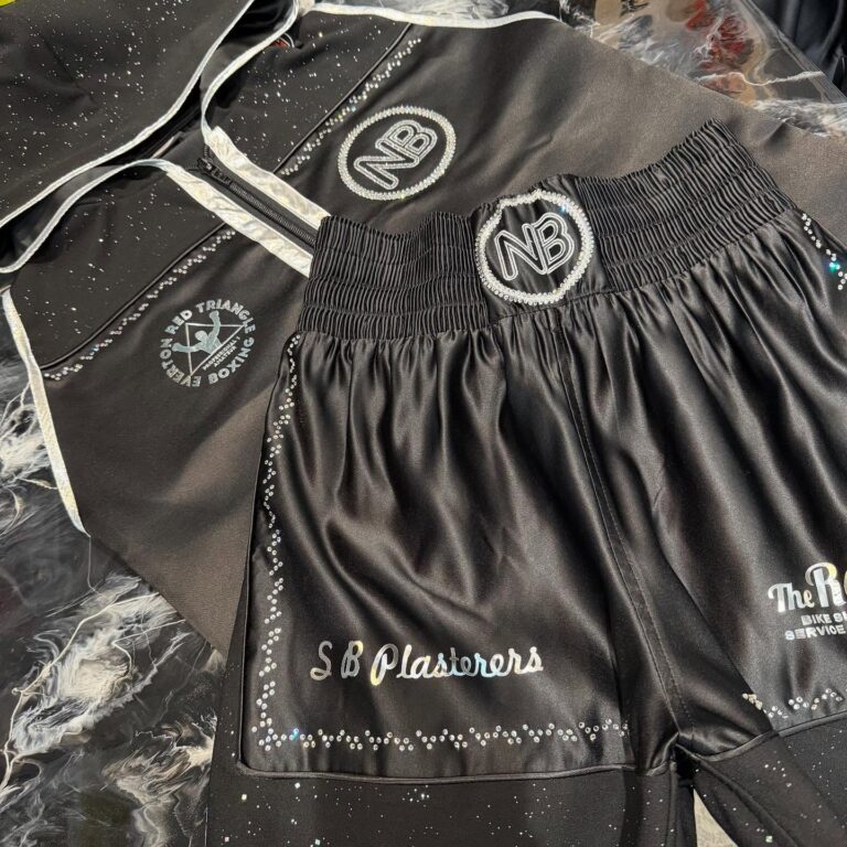 Nick Ball Custom Boxing Kit made by Suzi Wong