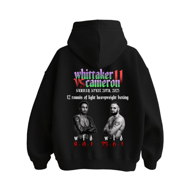 Liam Cameron vs Ben Whittaker Hoodie Back