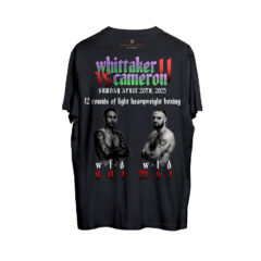Liam Cameron vs Ben Whittaker T-Shirt Back