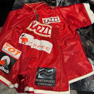 Charlie Kazzi Custom Boxing Kit made by Suzi Wong