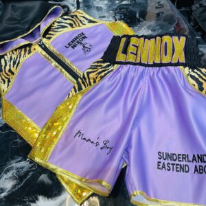 Hannah Rose Nixon Custom Boxing Kit made by Suzi Wong