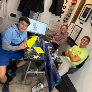 Crafting Champions: Behind the Scenes at Suzi Wong with the Birchall Brothers Custom Boxing Kit by Suzi Wong