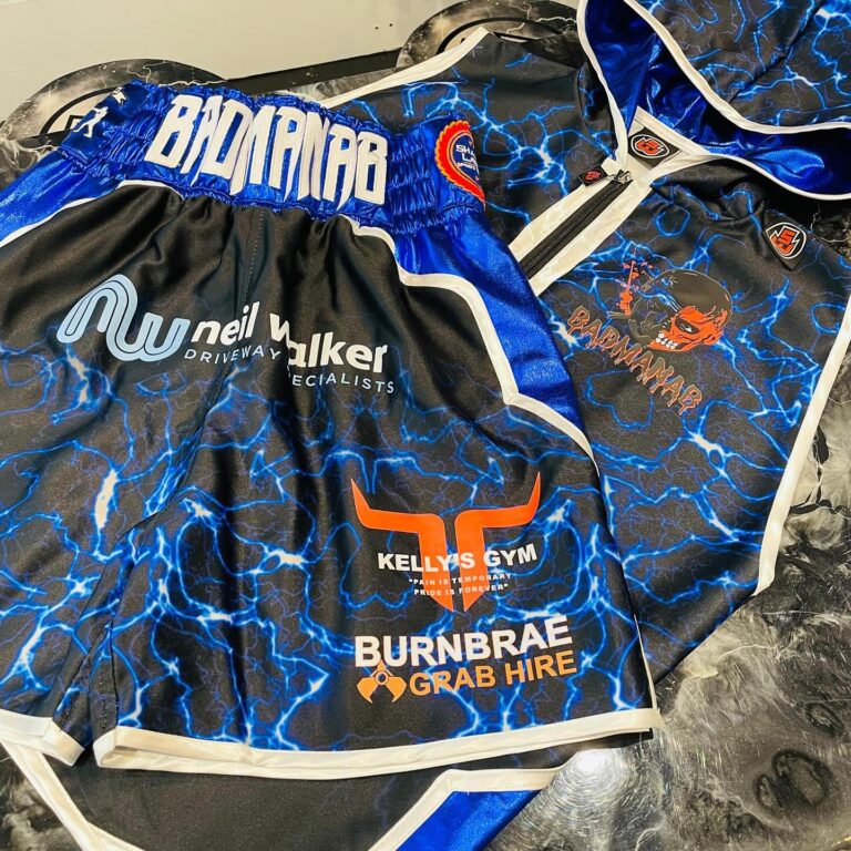 Aston Brown Custom Boxing Kit made by Suzi Wong