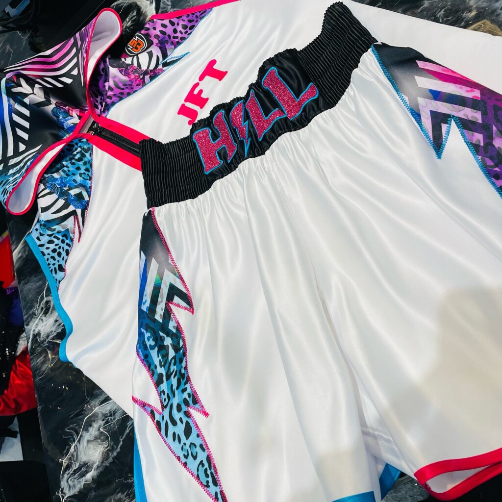 Tommie Hill Amateur Custom Boxing Kit made by Suzi Wong
