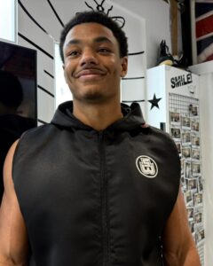 Crafting Custom Boxing Shorts for Rising Star Leo Atang Custom Boxing Kit by Suzi Wong