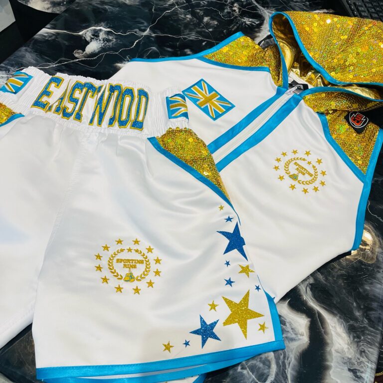 Frank Eastwood Amateur Custom Boxing Kit made by Suzi Wong