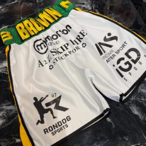 Niall Brown Custom Boxing Kit made by Suzi Wong
