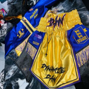 Dynamite Dan Connors Amateur Custom Boxing Kit made by Suzi Wong