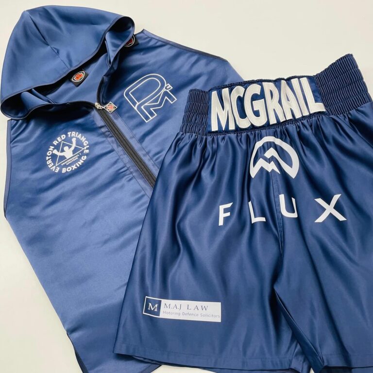 Peter McGrail Custom Boxing Kit made by Suzi Wong