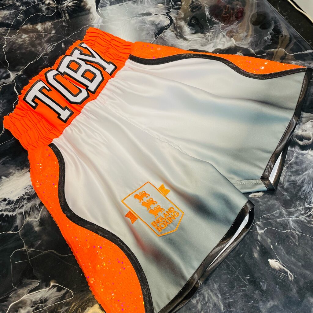 Toby Watto Amateur Custom Boxing Kit made by Suzi Wong