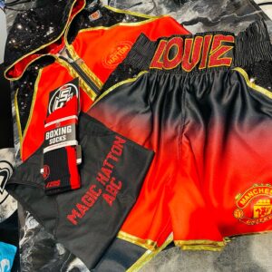 Cavanagh Louie Amateur Custom Boxing Kit made by Suzi Wong