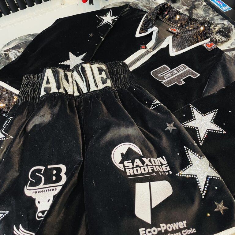 Jimmy Joe Flint Custom Boxing Kit made by Suzi Wong