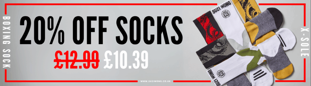 20% Off Boxing Socks