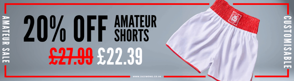 20% Off Amateur Boxing Shorts
