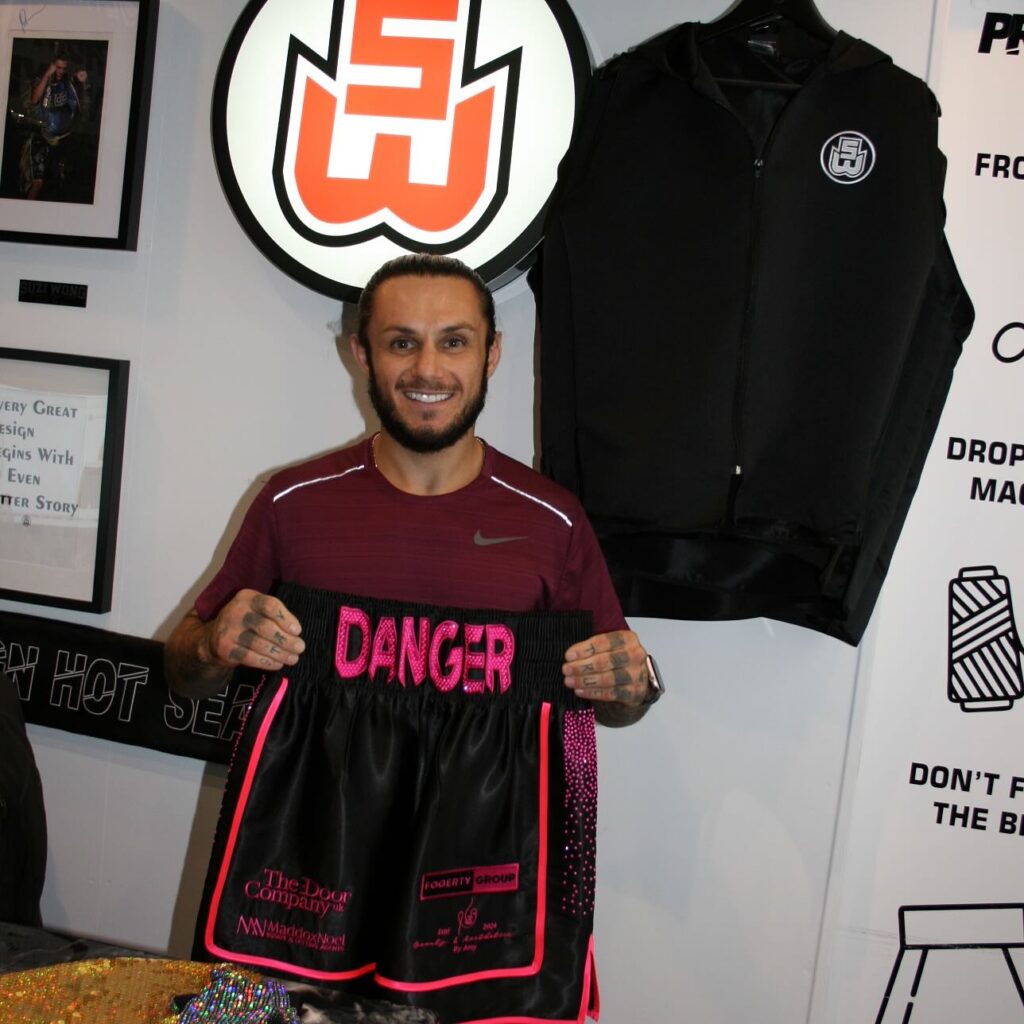 Jake Dodd Custom Boxing Kit made by Suzi Wong