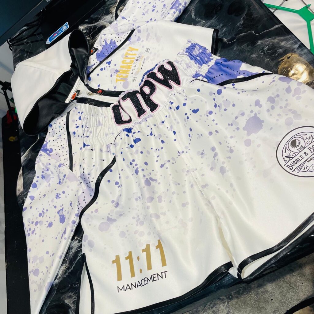 Gemma Richardson Custom Boxing Kit made by Suzi Wong