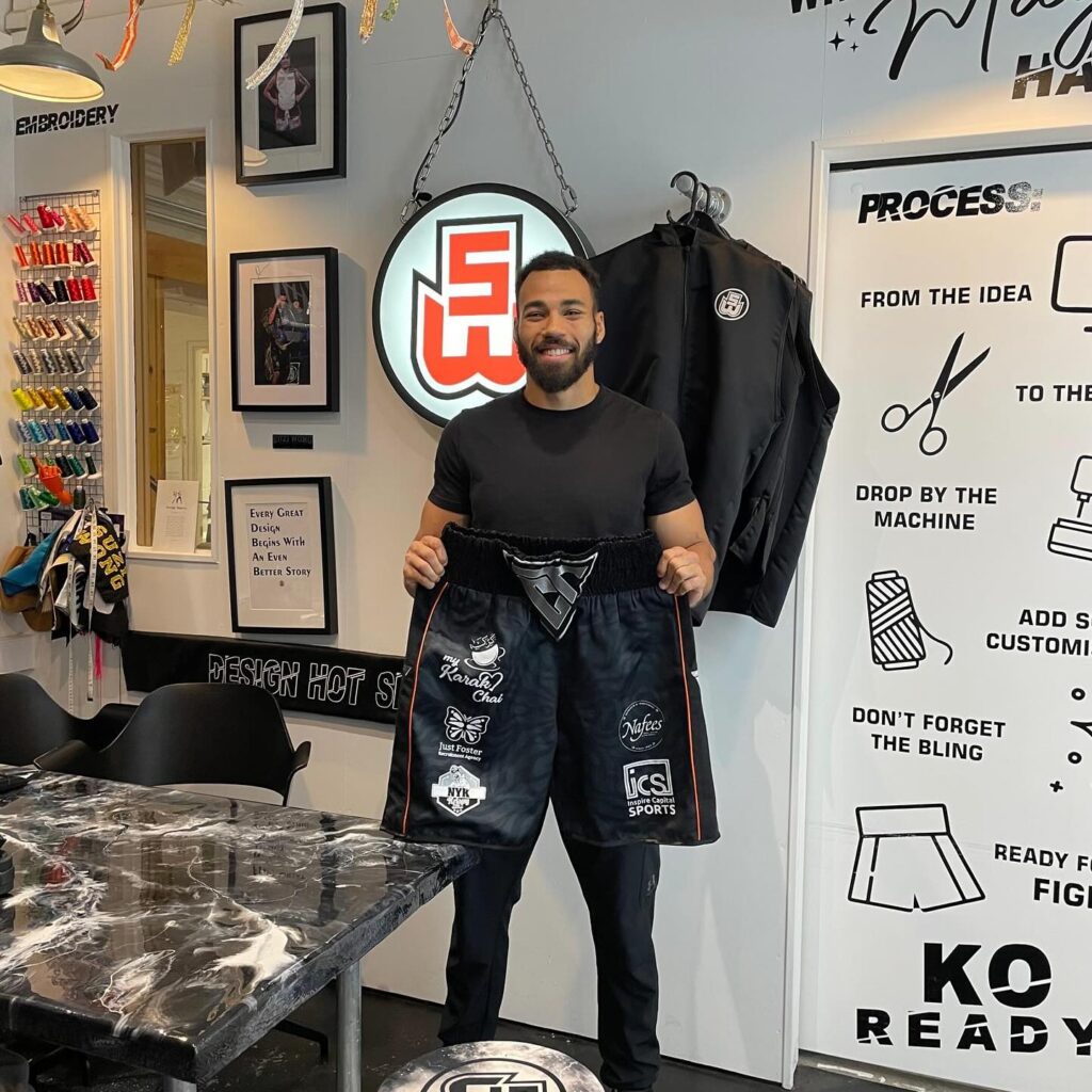 Conner Tudsbury Custom Boxing Kit made by Suzi Wong