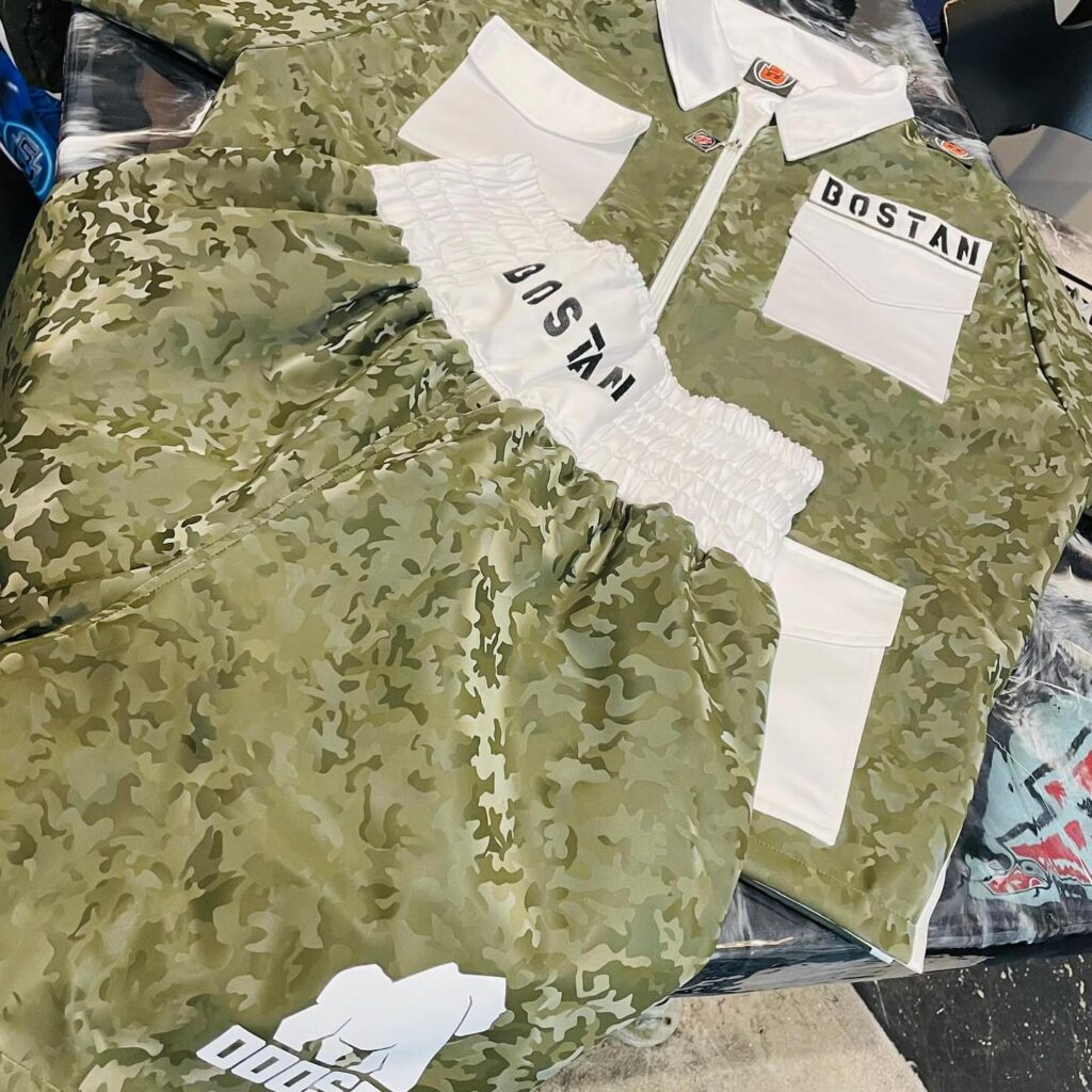 Junaid Bostan Custom Boxing Kit made by Suzi Wong