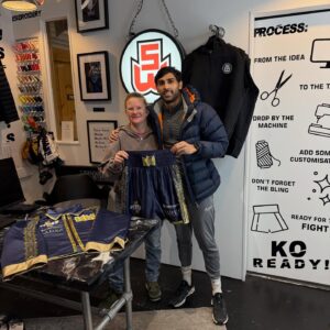 Khaleel Majid Custom Boxing Kit made by Suzi Wong