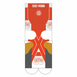 Suzi Wong Christmas X-Sole Limited Edition Boxing Socks & gift box
