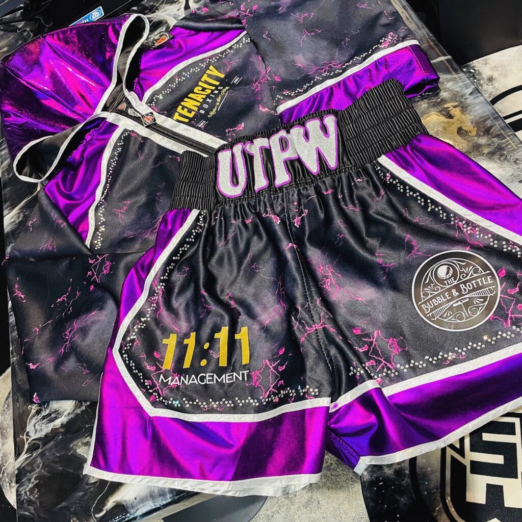 Gemma Richardson Custom Boxing Kit made by Suzi Wong