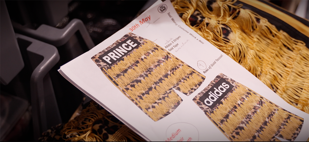 The making of Prince Naseem Leopard Boxing Shorts for GIANT
