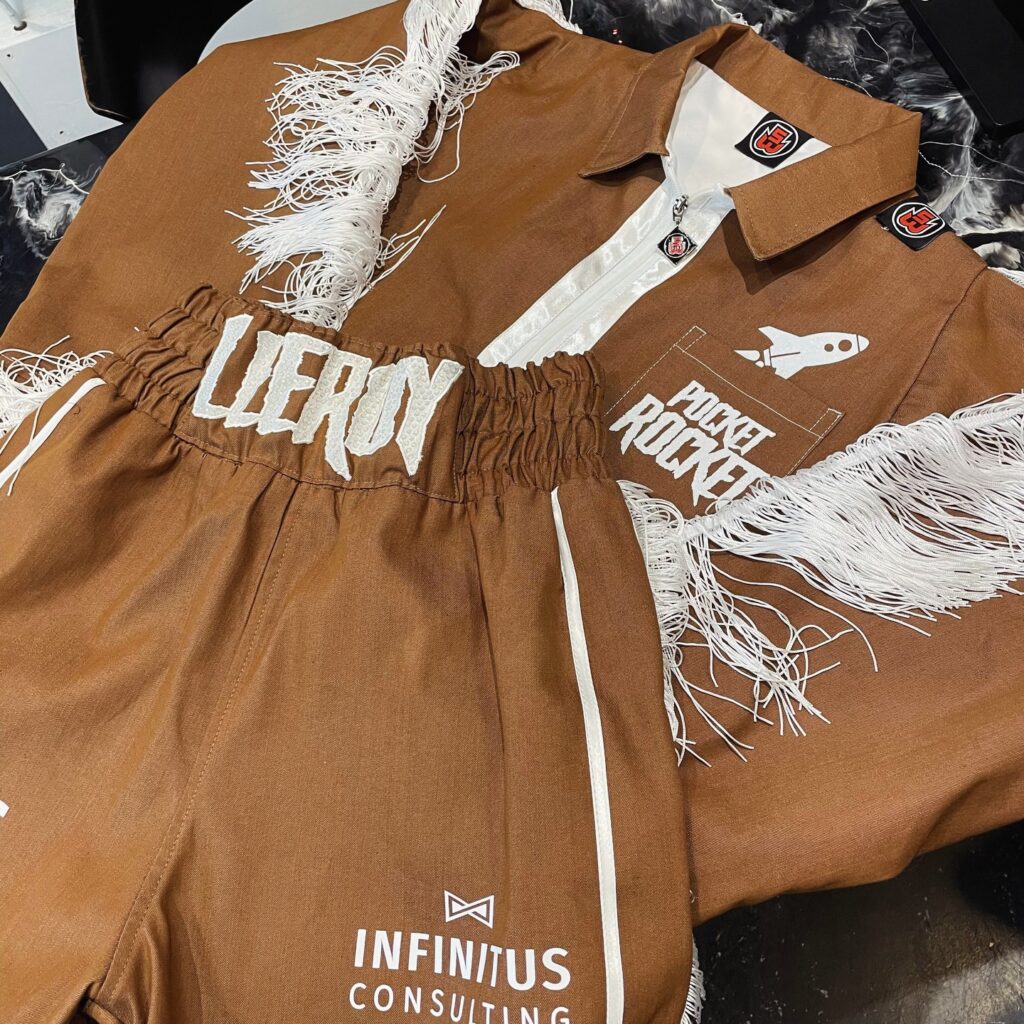 Lee Rogers Custom Boxing Kit made by Suzi Wong