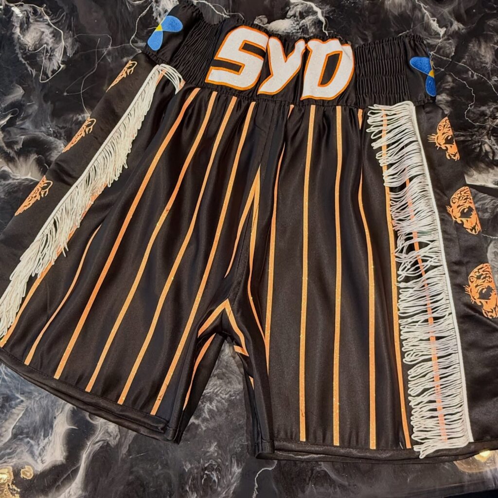 Ted Jackson Custom Boxing Kit made by Suzi Wong