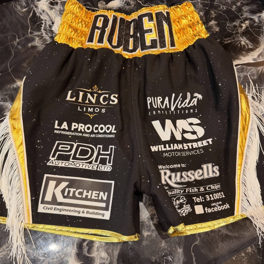 Levi Giles Custom Boxing Kit made by Suzi Wong