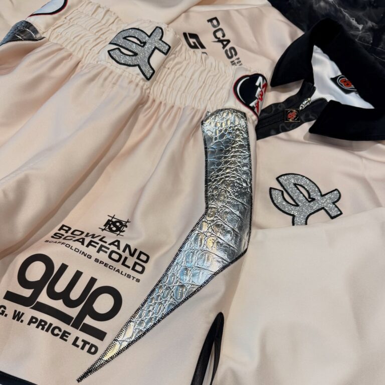 Shakiel Thompson Custom Boxing Kit made by Suzi Wong