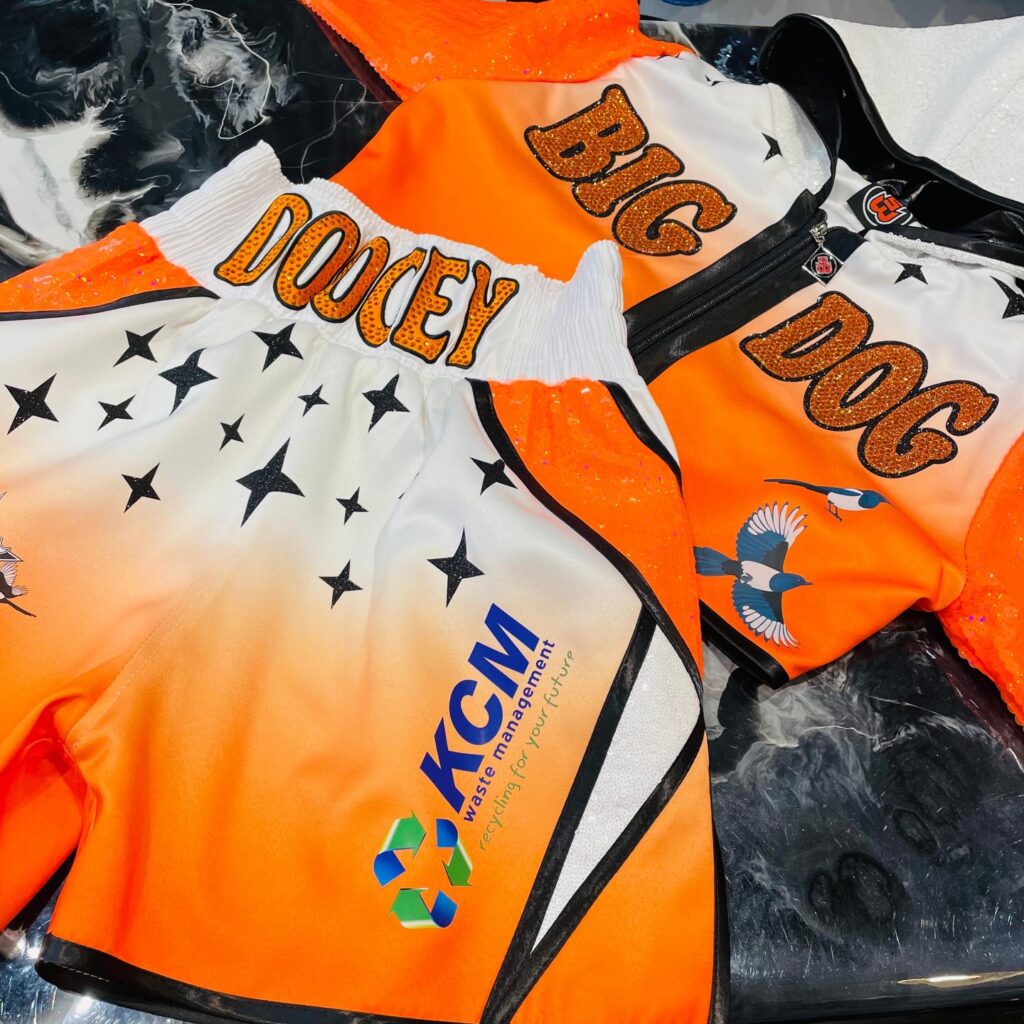 Kacie Doocey Custom Boxing Kit made by Suzi Wong