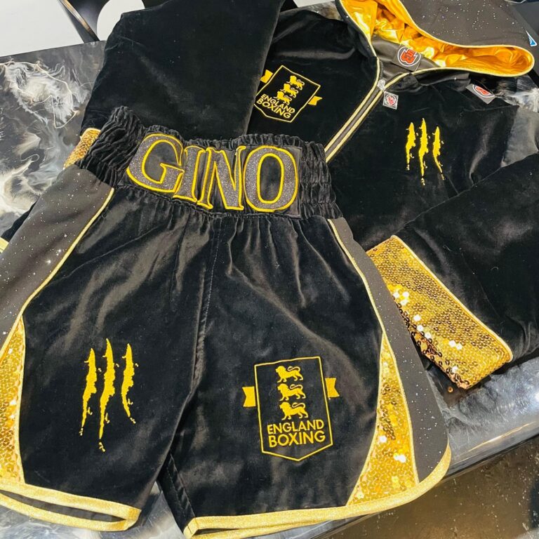 Gino Price Custom Boxing Kit made by Suzi Wong