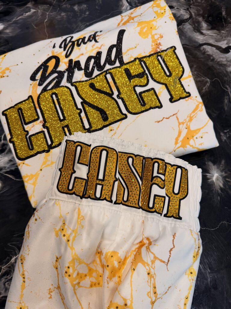 Brad Casey Custom Boxing Kit made by Suzi Wong