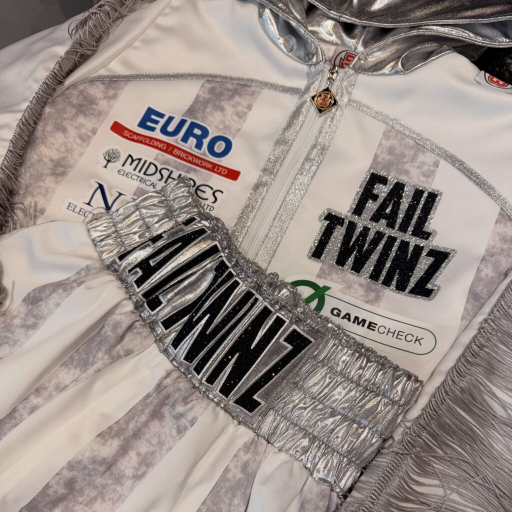 Carl Fail Custom Boxing Kit made by Suzi Wong