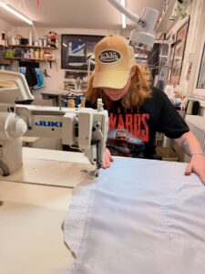 Crafting Bespoke Boxing Shorts for Future Heavyweight Star Leo Atang Custom Boxing Kit by Suzi Wong