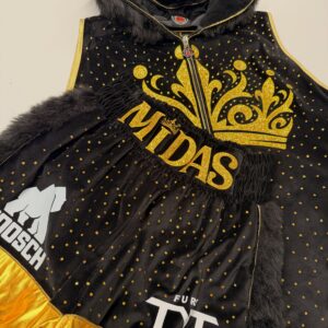 Tommy Fury MIDAS velvet with gold crystals and embroidery