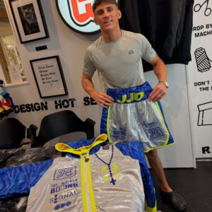 William Birchall Custom Boxing Kit made by Suzi Wong