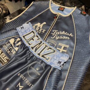 Billy ‘Turkish Tyson’ Deniz Custom Boxing Kit made by Suzi Wong