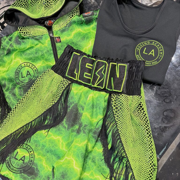 Leon Custom Boxing Kit made by Suzi Wong