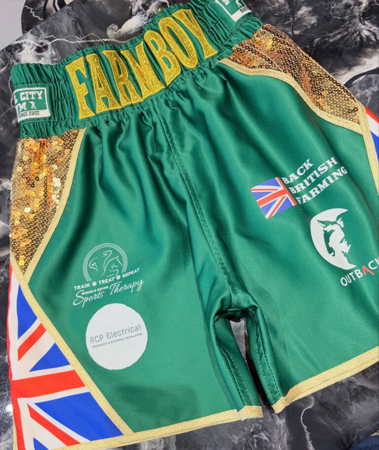 Ed Hardy Custom Boxing Kit made by Suzi Wong
