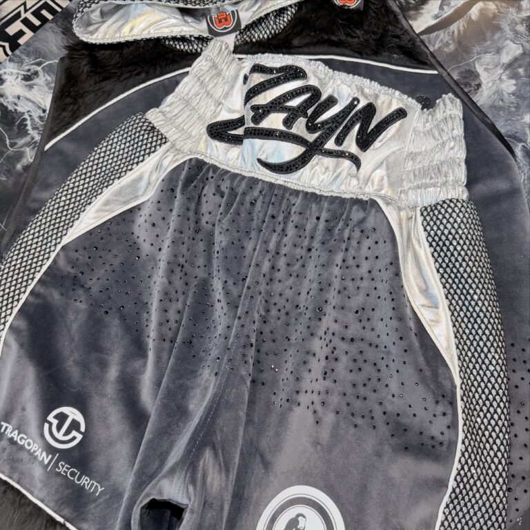 Zayn Custom Boxing Kit made by Suzi Wong