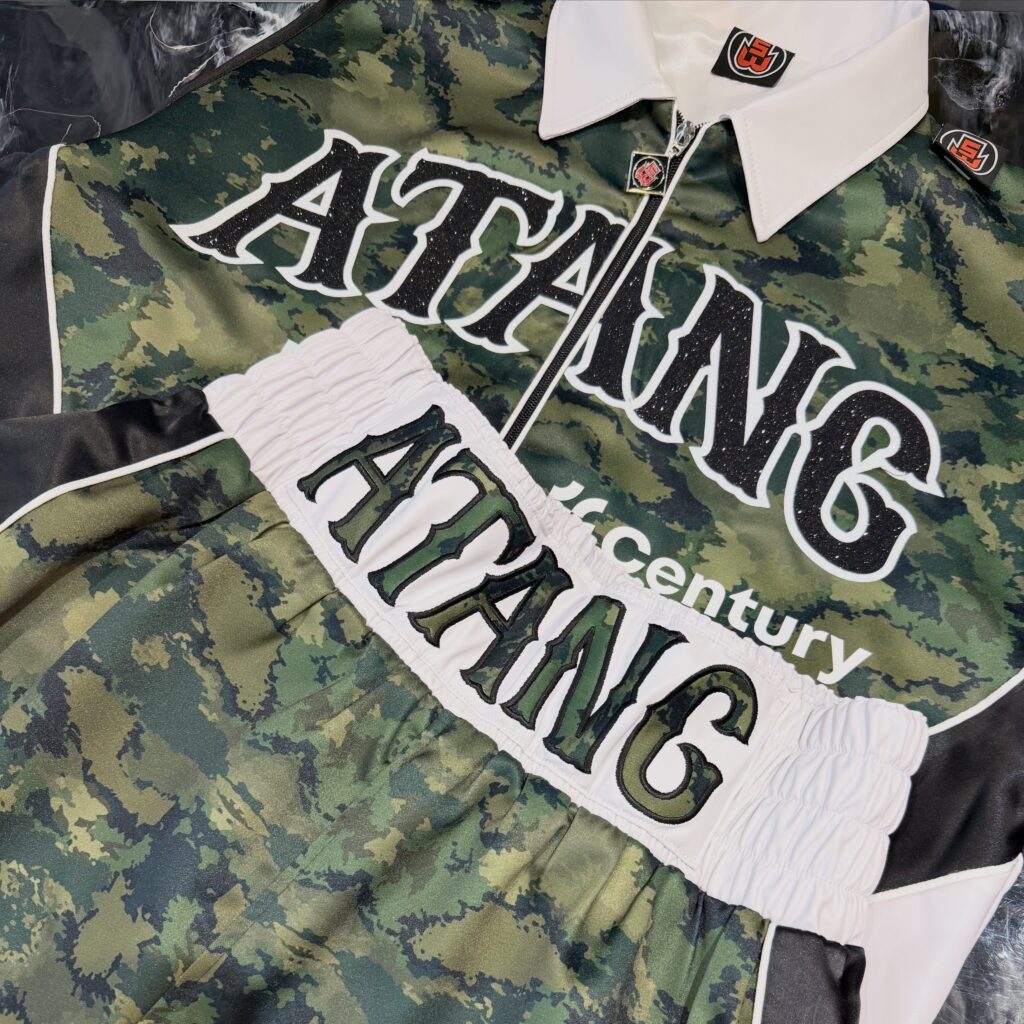 Leo Atang Custom Boxing Kit made by Suzi Wong